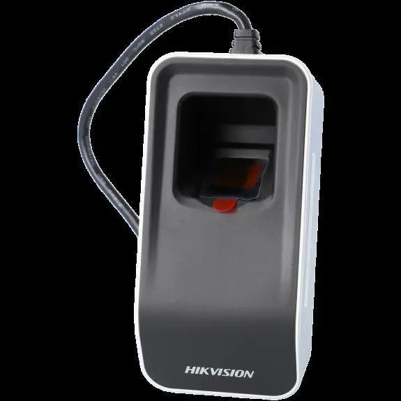 Lecteur biométrique de contrôle d'accès noir avec capteur d'empreintes digitales