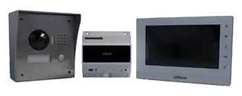 Kit vidéophone HD avec écran, caméra et unité de contrôle pour système de sécurité