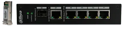 Switch réseau Dahua avec ports Ethernet pour vidéosurveillance et sécurité HD