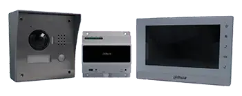 Kit vidéophone HD avec écran, caméra et unité de contrôle pour système de sécurité