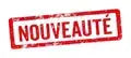 Timbre rouge avec texte 'Nouveauté', nouveauté produits sécurité, alarme, vidéosurveillance
