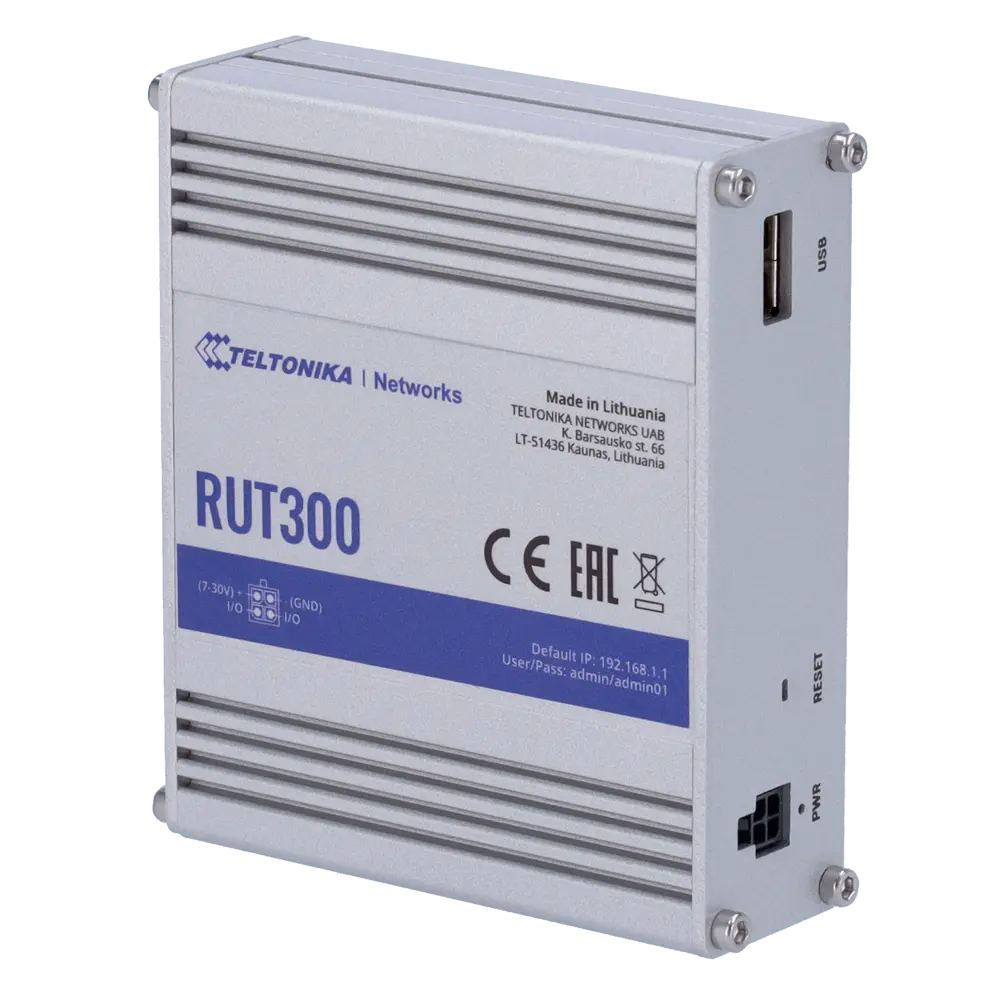 Routeur industriel Teltonika / Référence TK-RUT300 - TSA Distribution