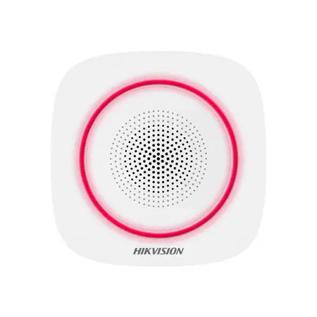 Sirène radio intérieure AX PRO HIKVISION / Référence DS-PS1-I-WE (Rouge) - TSA Distribution