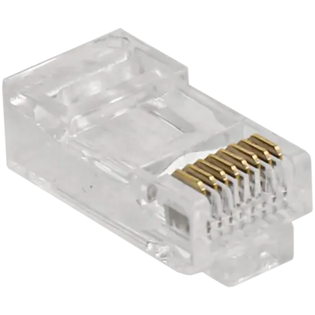 Connecteur Rj45 cat6 a sertir / Référence A-CON-RJ45-CAT6-EZ / Vendu par lot de 10 - TSA Distribution