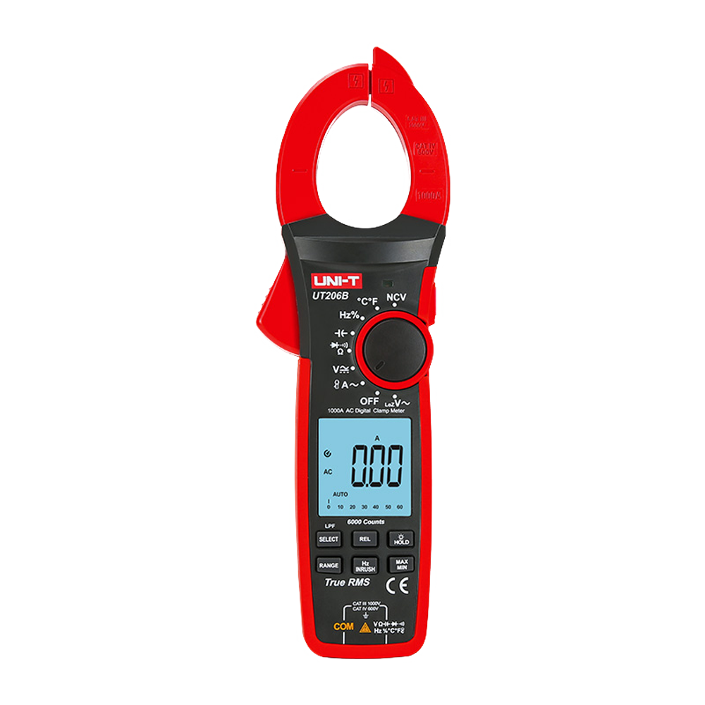 Pince de mesure ampère CAT III 1000V/ CAT IV 600V UNI-T / Référence UT206B