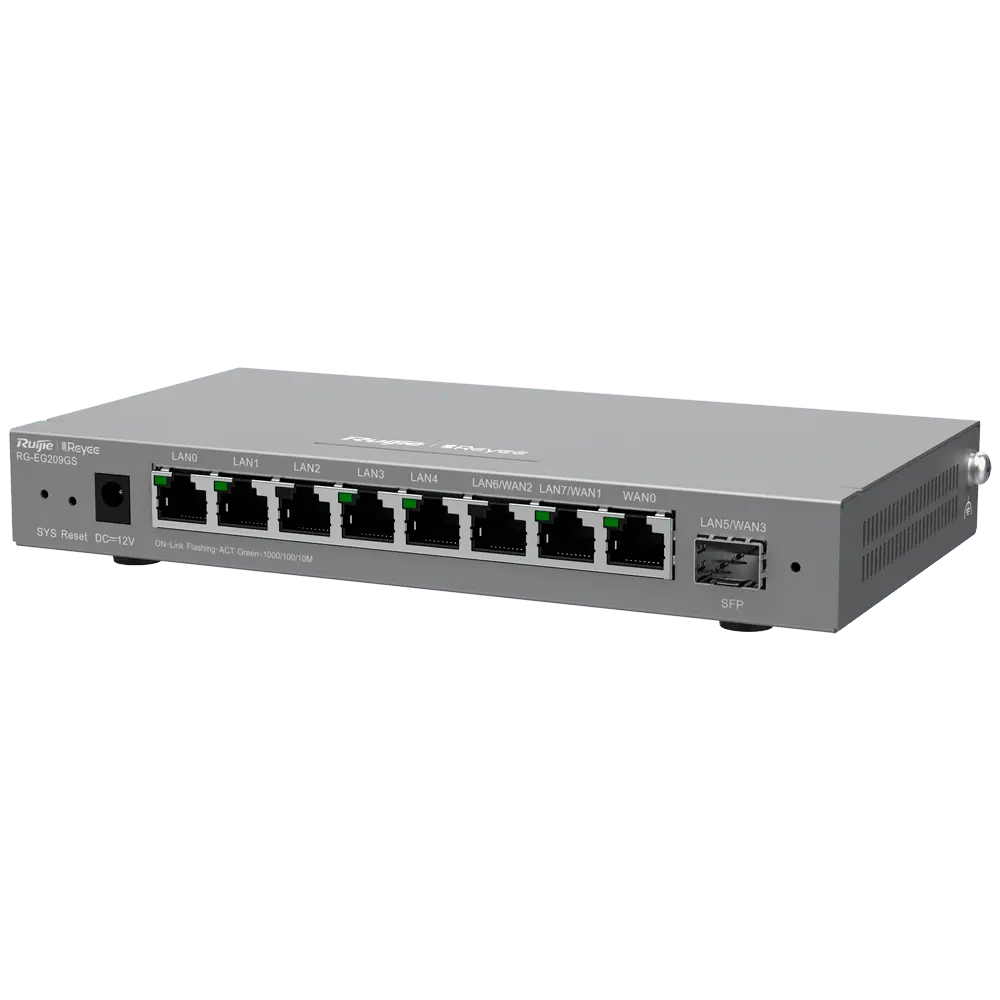 Contrôleur gérable de routeur Reyee / Référence RG-EG209GS - TSA Distribution