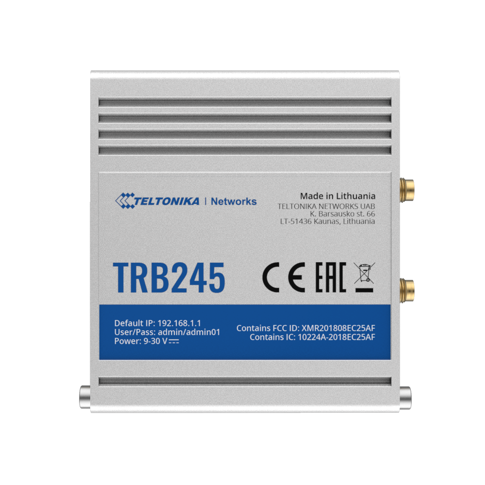 Passerelle Teltonika 4G Industriel / Référence TK-TRB245