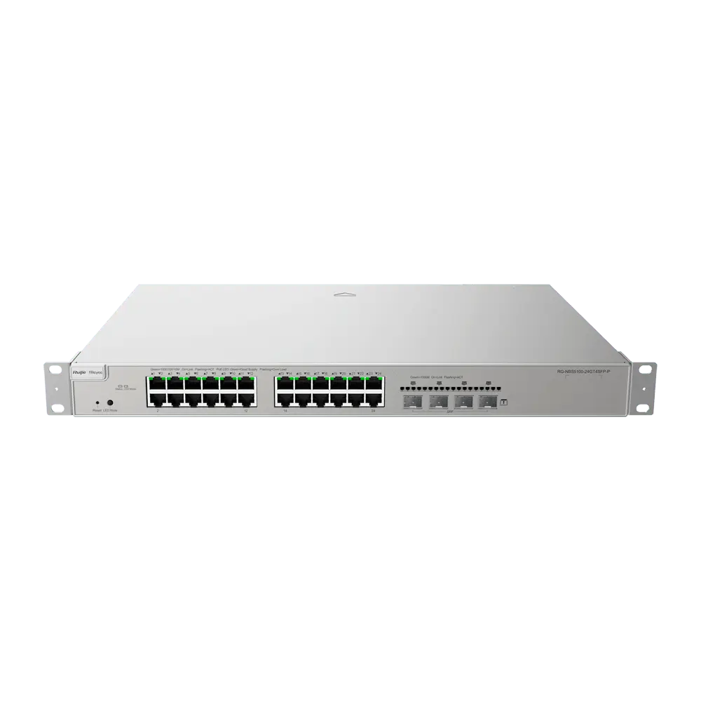 Switch PoE Cloud Layer 3 Reyee / Référence RG-NBS5100-24GT4SFP-P - TSA Distribution