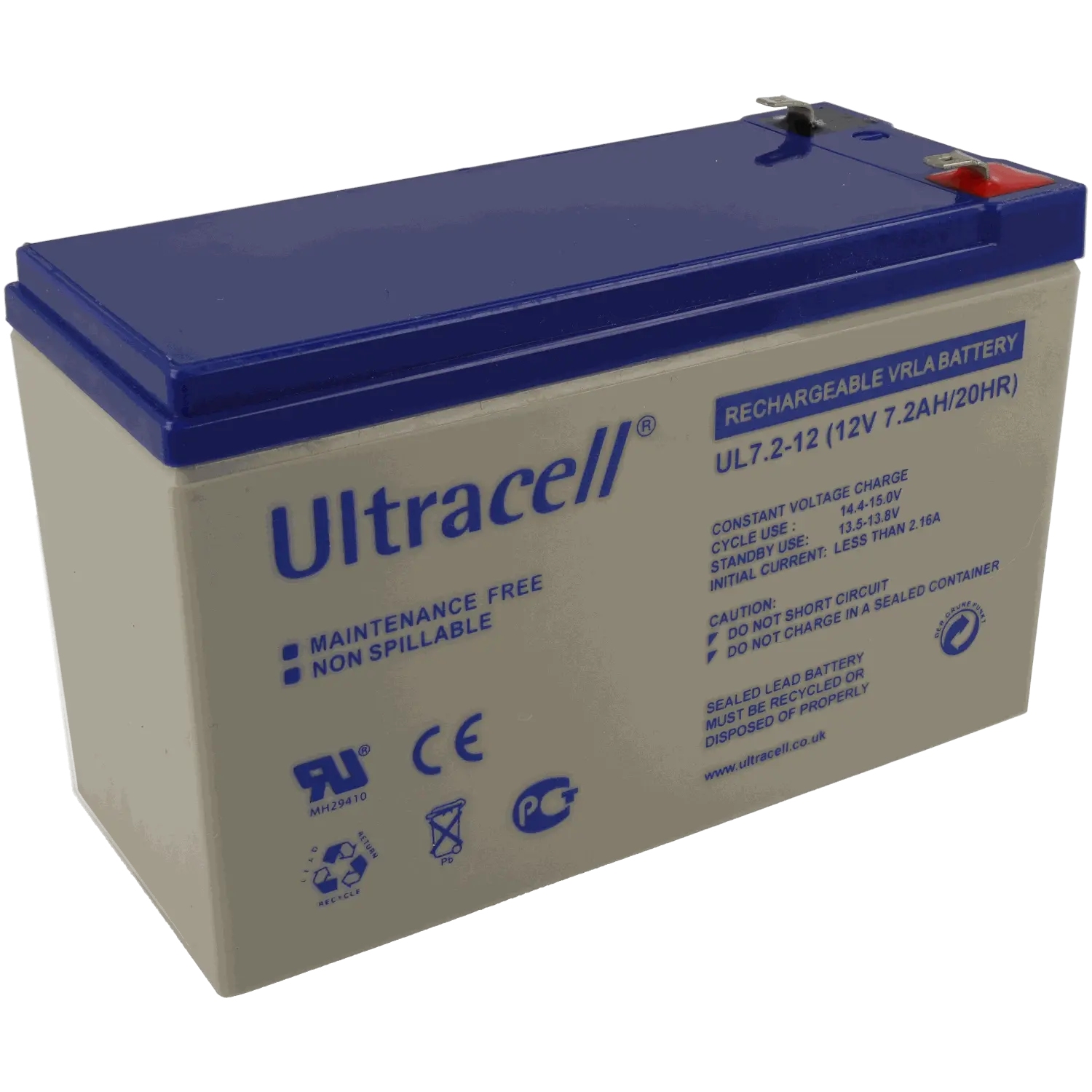 Batterie 12v 7.2ah / Référence UL7.2-12