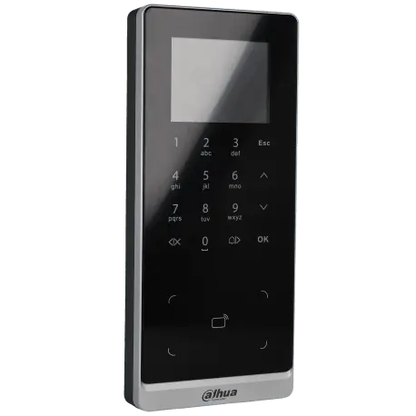Contrôle d'accès intérieur - extérieur DAHUA avec clavier - carte IC Card / Référence ASI2201H-W - TSA Distribution