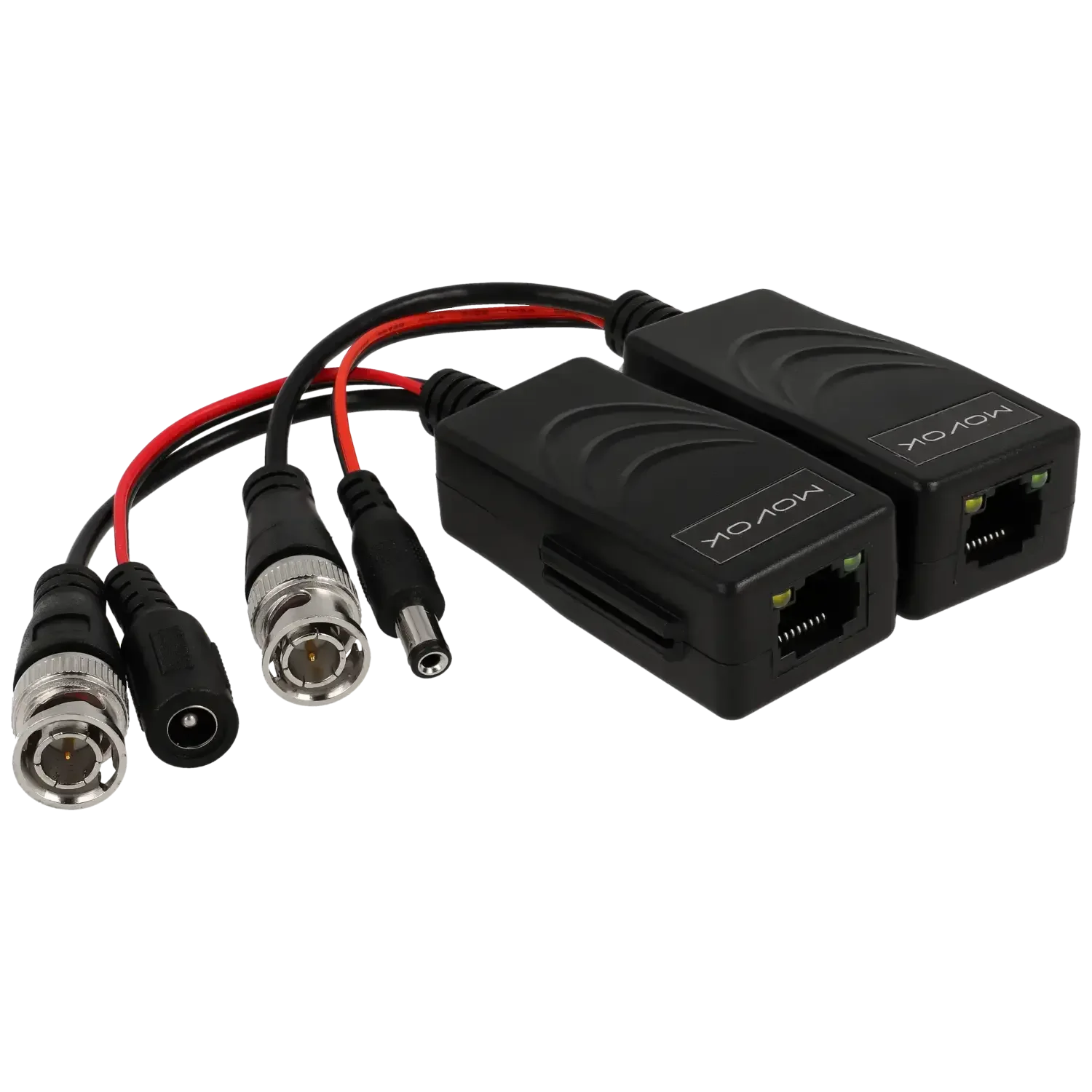 Balun vidéo - alimentation passif 2 unités / Référence VK-BALUN-4K-DC TSA Distribution