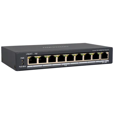 Switch cloud HIKVISION PRO 9 ports avec 8 ports PoE / Référence DS-3E1309P-EI - TSA Distribution