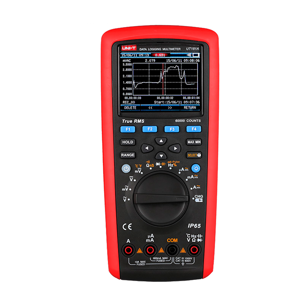 Multimètre enregistreur de données CAT III 100V/ CATIV 600V UNI-T / Référence UT181A