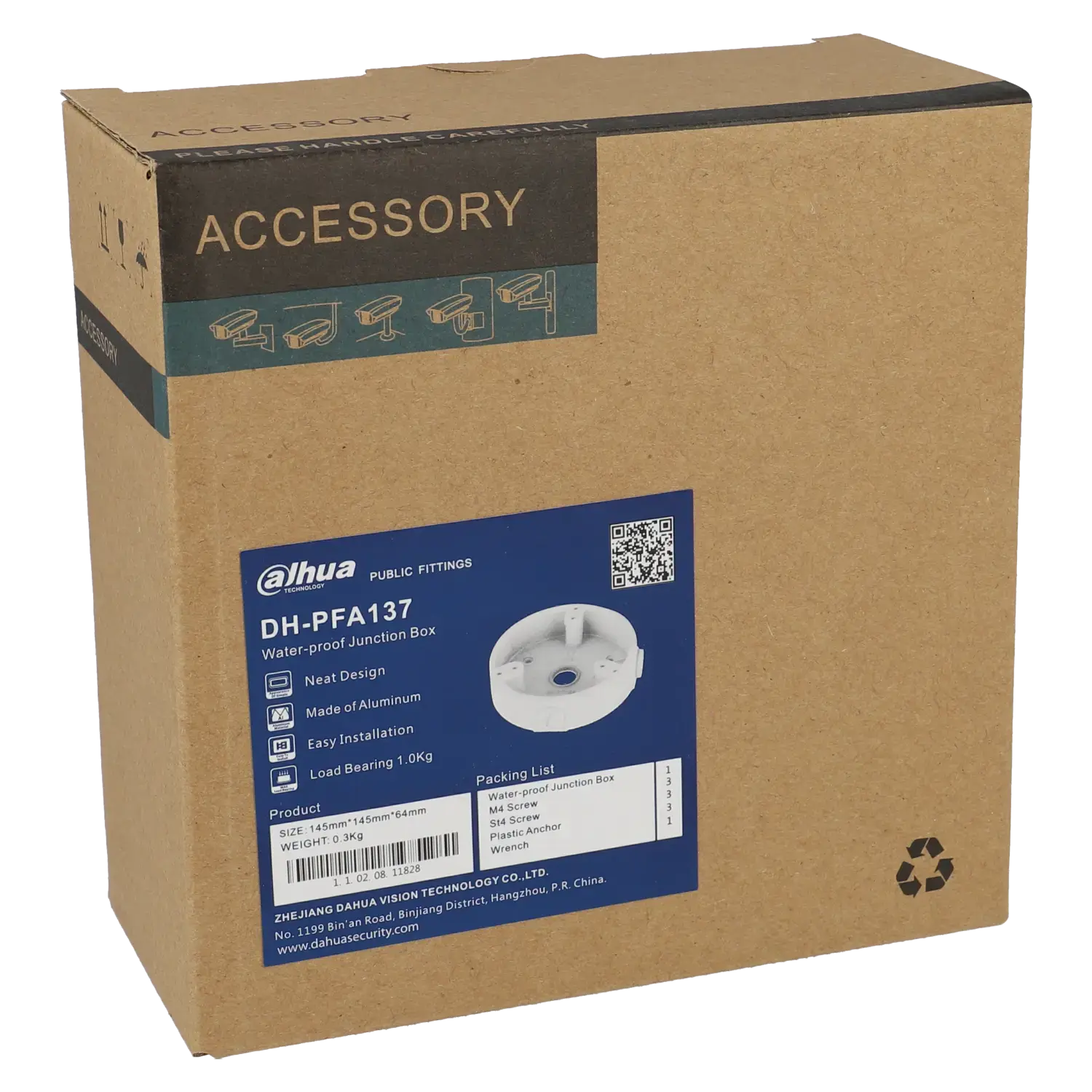 Boitier de connexion DAHUA / Référence PFA137