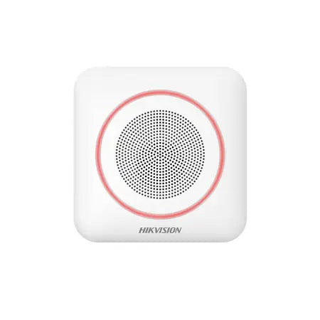 Sirène radio intérieure HIKVISION / Référence DS-PS1-II-WE (ROUGE) - TSA Distribution