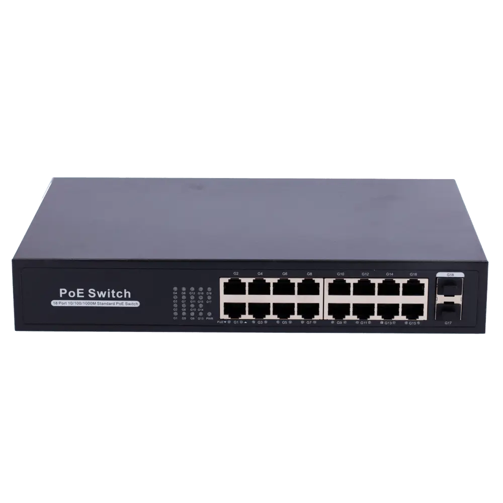 Switch PoE / Référence SW1816POE-GF-250-E - TSA Distribution