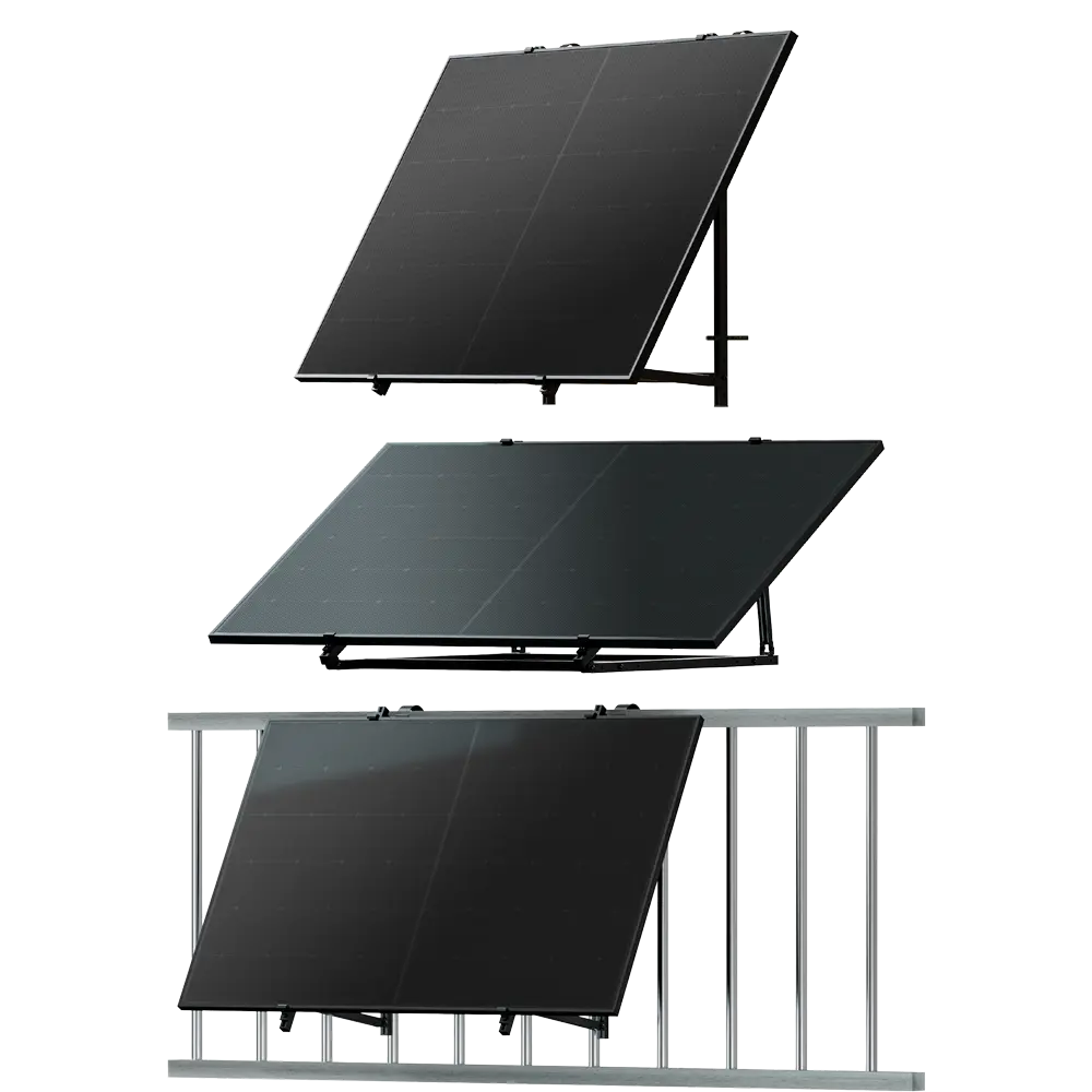 Kit panneaux solaires légers de 400 W pour installation sur balcon / Référence TSOL-ESK400-UB