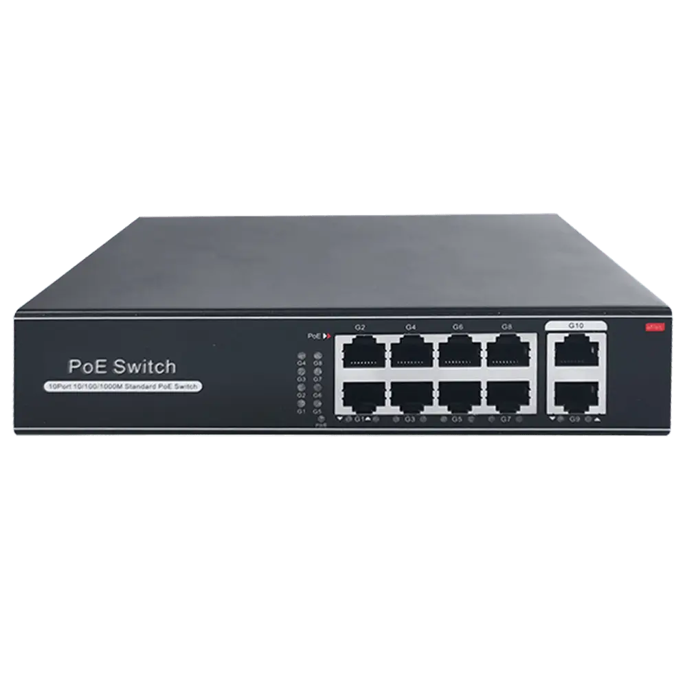 Switch PoE / Référence SW1008POE-G-120-E - TSA Distribution