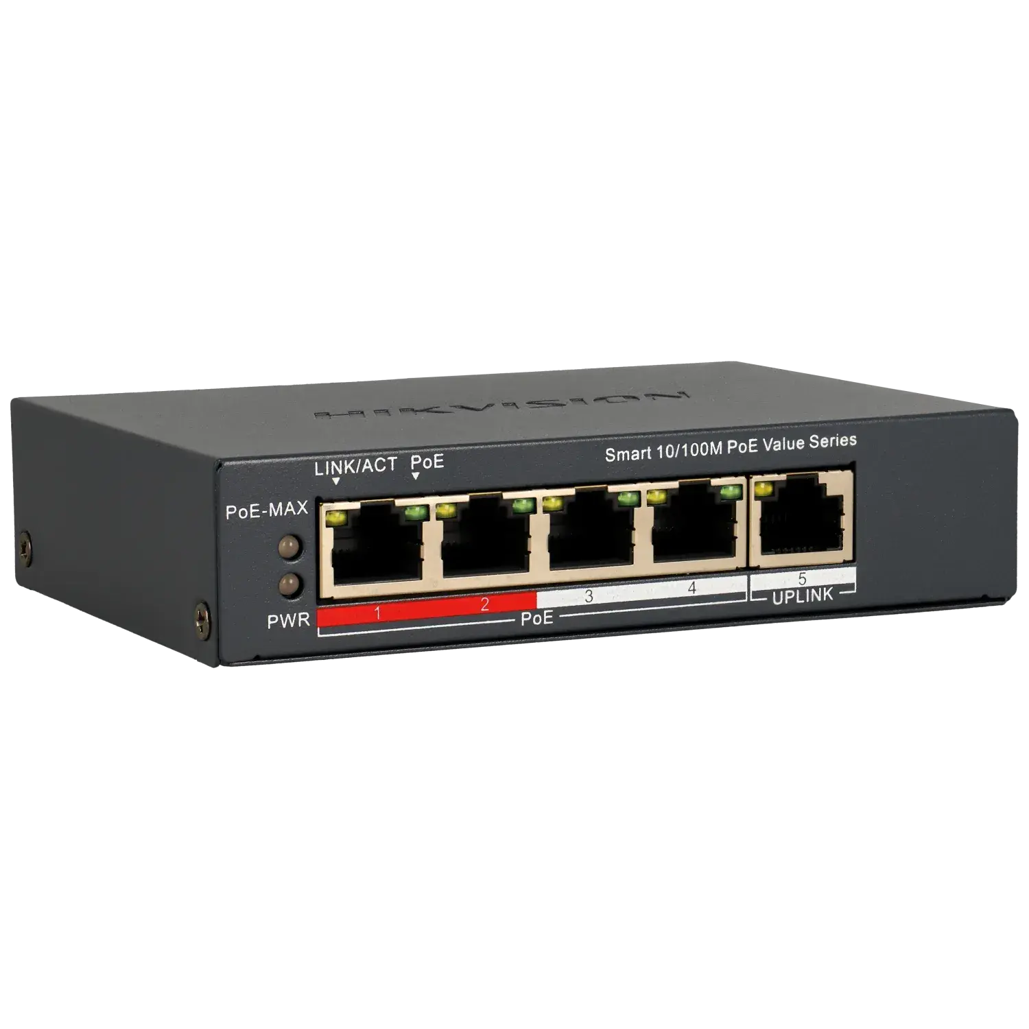 Switch cloud 5 ports avec 4 ports PoE HIKVISION / Référence DS-3E1105P-EI/M TSA Distribution