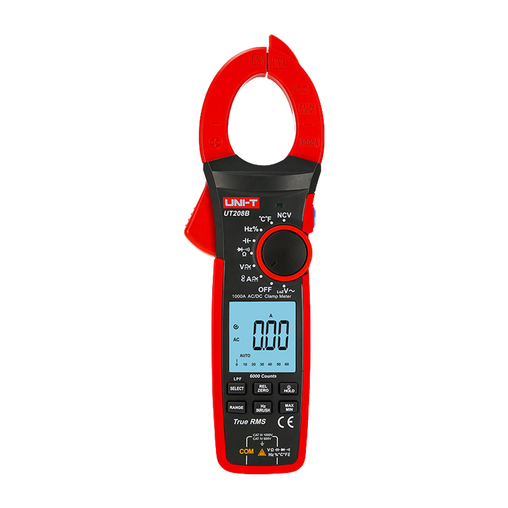 Pince de mesure ampère CAT III 1000V/ CAT IV 600V UNI-T / Référence UT208B