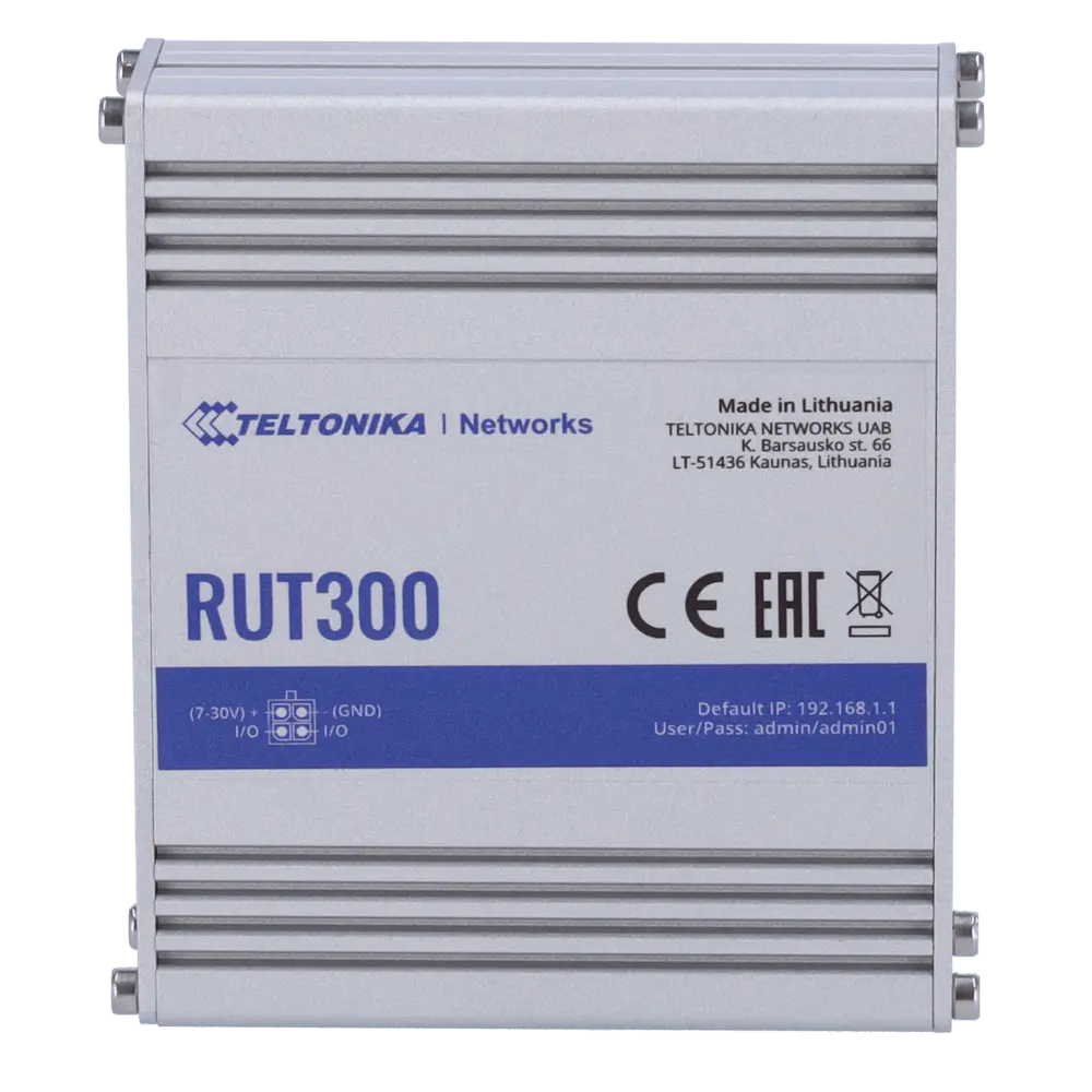 Routeur industriel Teltonika / Référence TK-RUT300 - TSA Distribution