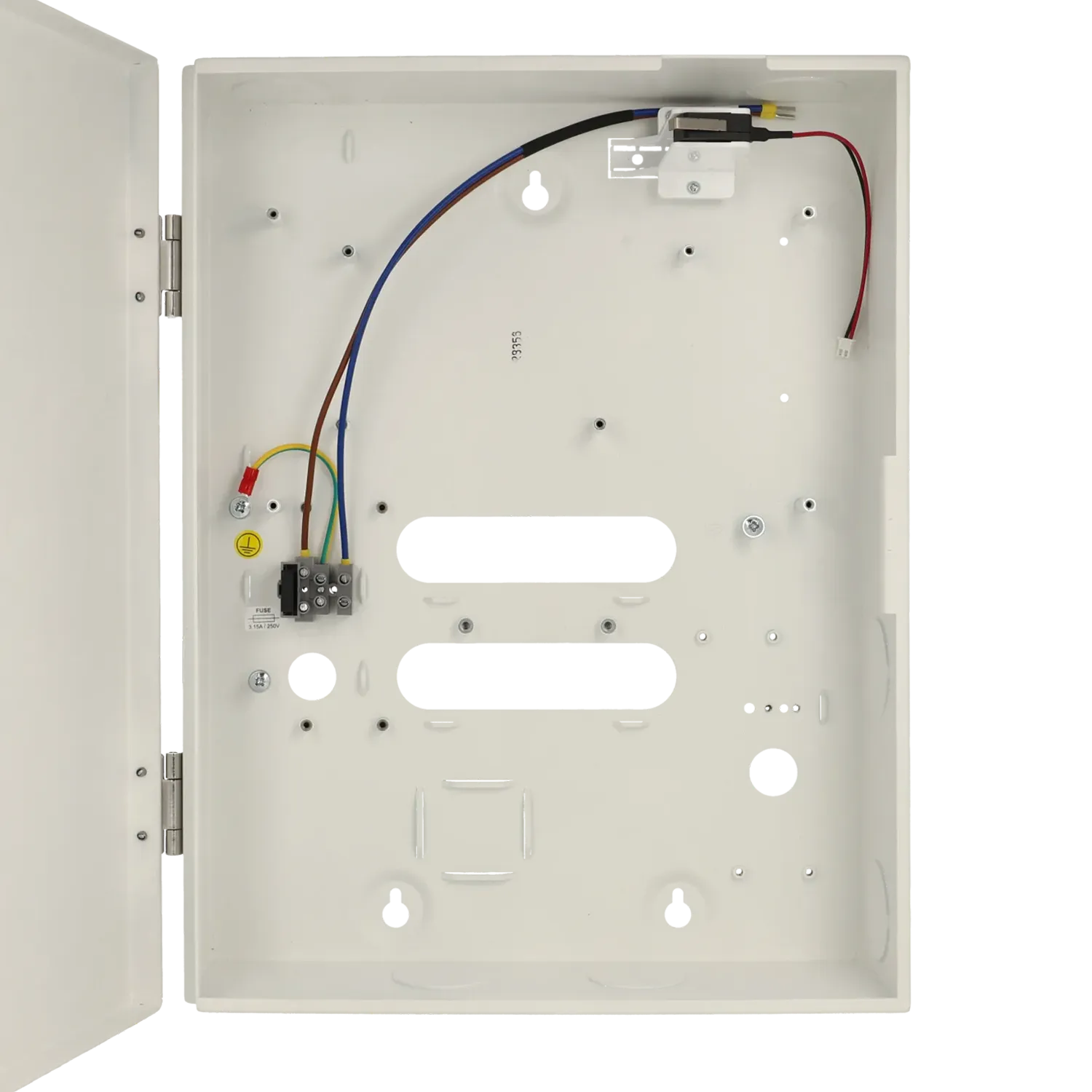 Boîte HIKVISION métallique pour batterie et 2 expanseurs / Référence DS-PZ501SHL-M