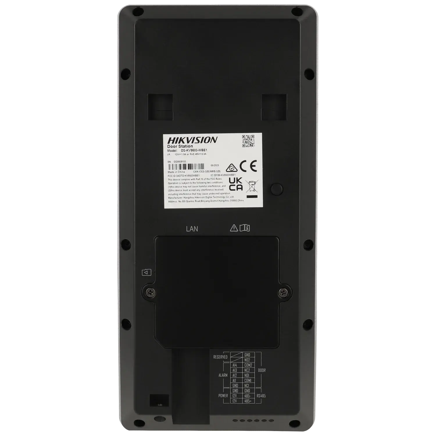 Portier vidéo HIKVISION IP de surface / Référence DS-KV9503-WBE1