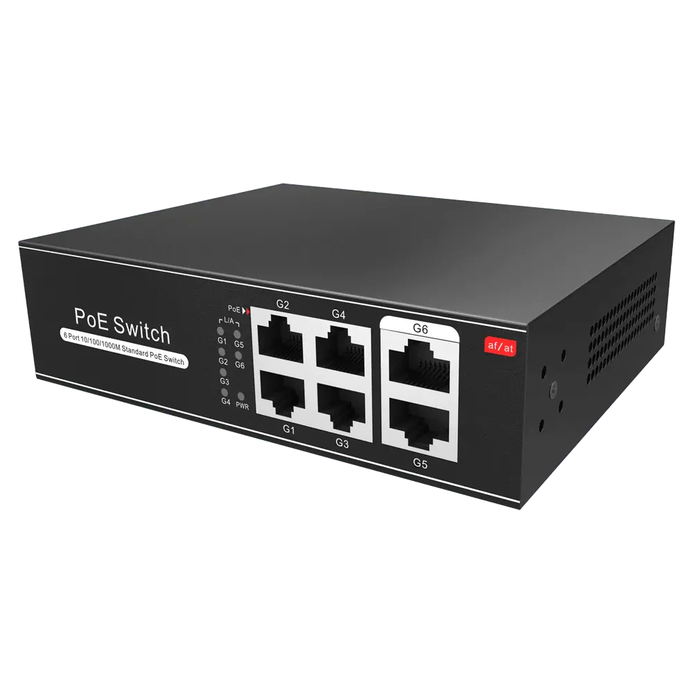 Switch PoE / Référence SW0604POE-G-65-E - TSA Distribution