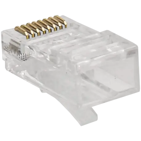 Connecteur Rj45 cat6 a sertir / Référence A-CON-RJ45-CAT6-EZ / Vendu par lot de 10