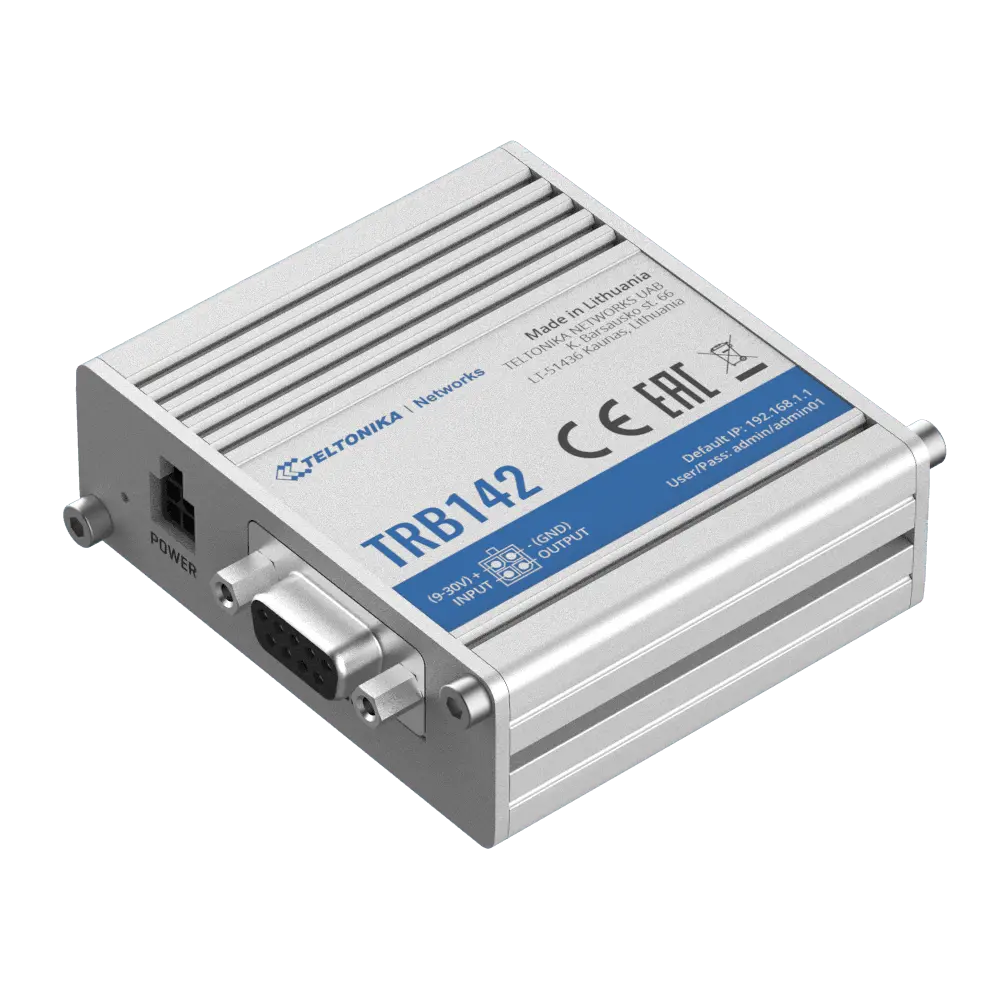 Passerelle Teltonika 4G Industriel / Référence TK-TRB142 - TSA Distribution