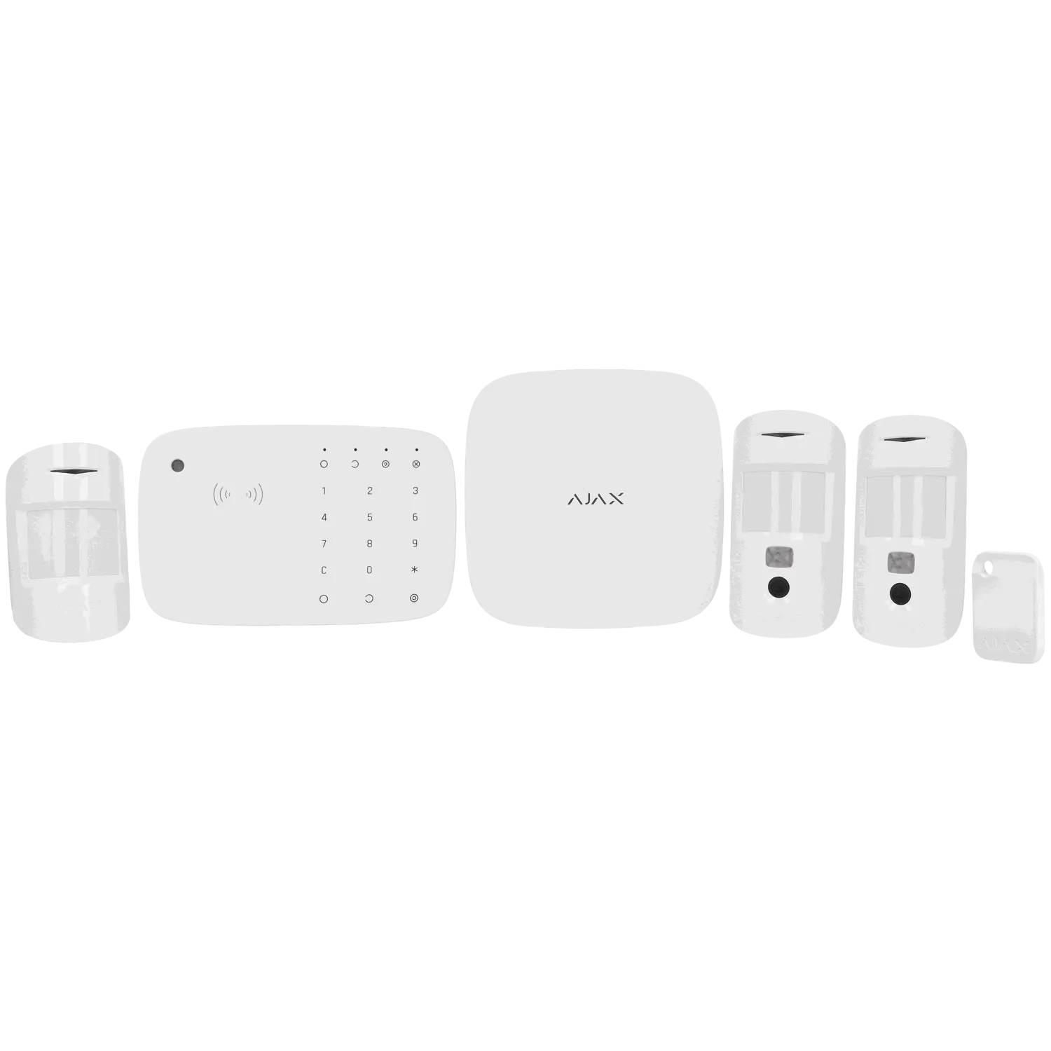 Kit alarme sans fil AJAX / Référence HUB2KIT-MP-PRO-KPD-W - TSA Distribution