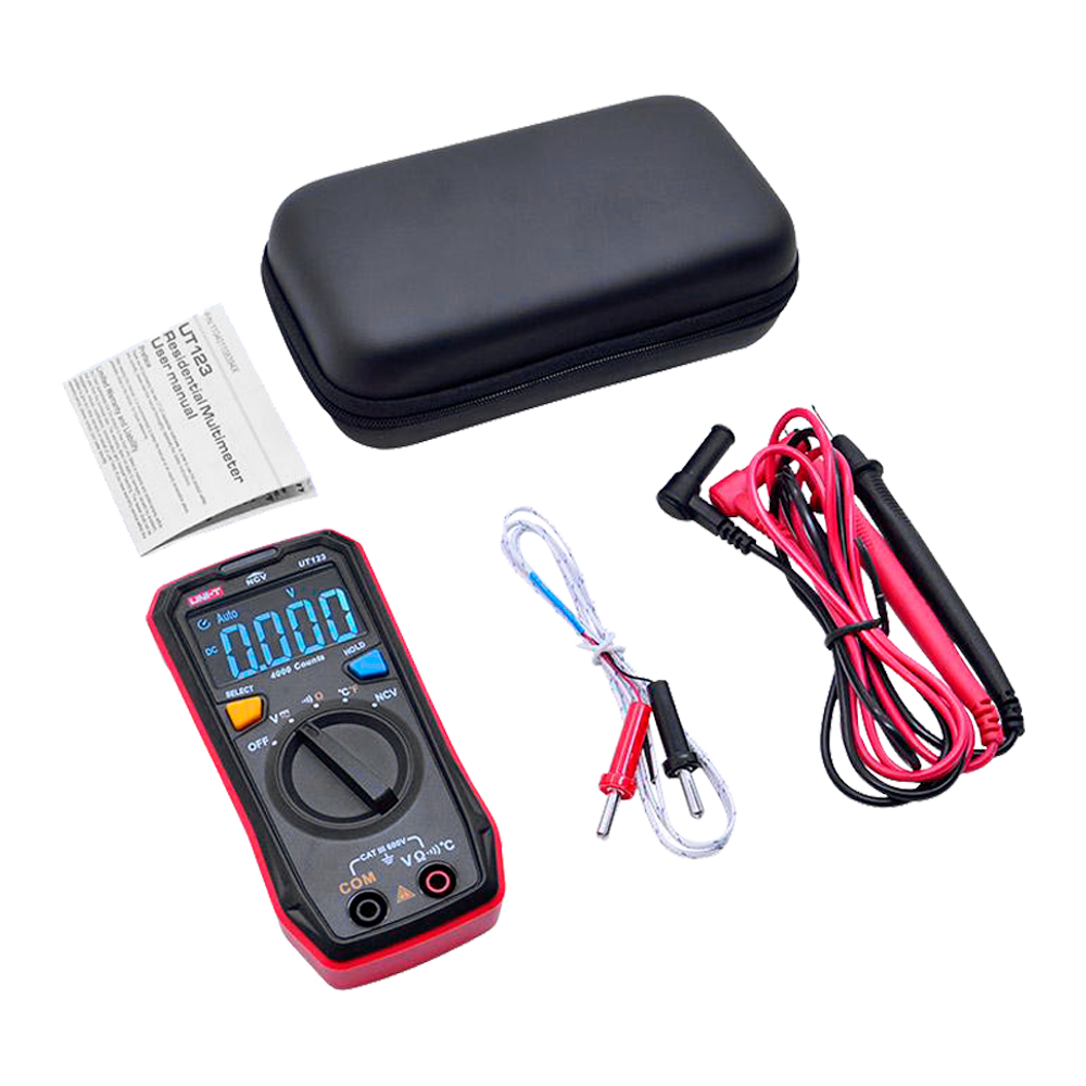 Multimètre numérique de poche CAT III 600V UNI-T / Référence UT123T