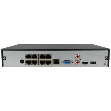 Enregistreur IP DAHUA pour 8 canaux et 12 mpx de résolution avec 8 ports PoE / Référence NVR2108HS-8P-I2 - TSA Distribution