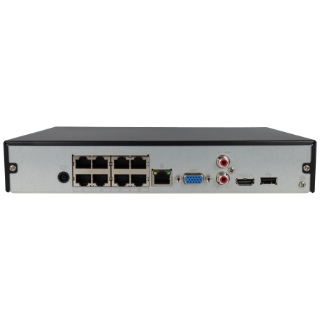 Enregistreur IP DAHUA pour 8 canaux et 12 mpx de résolution avec 8 ports PoE / Référence NVR2108HS-8P-I2