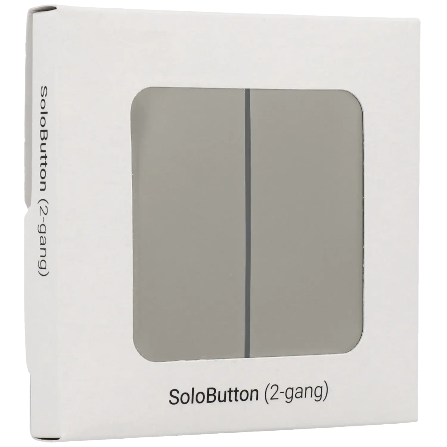 Panneau d'interrupteurs double AJAX / Référence SOLOBUTTON-2G-OLI TSA Distribution