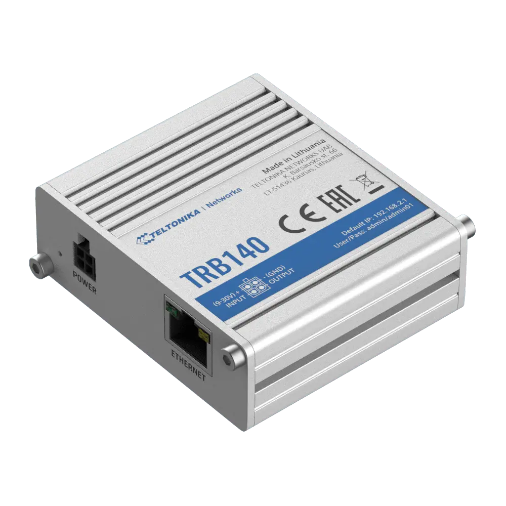 Passerelle Teltonika 4G Industriel / Référence TK-TRB140 - TSA Distribution