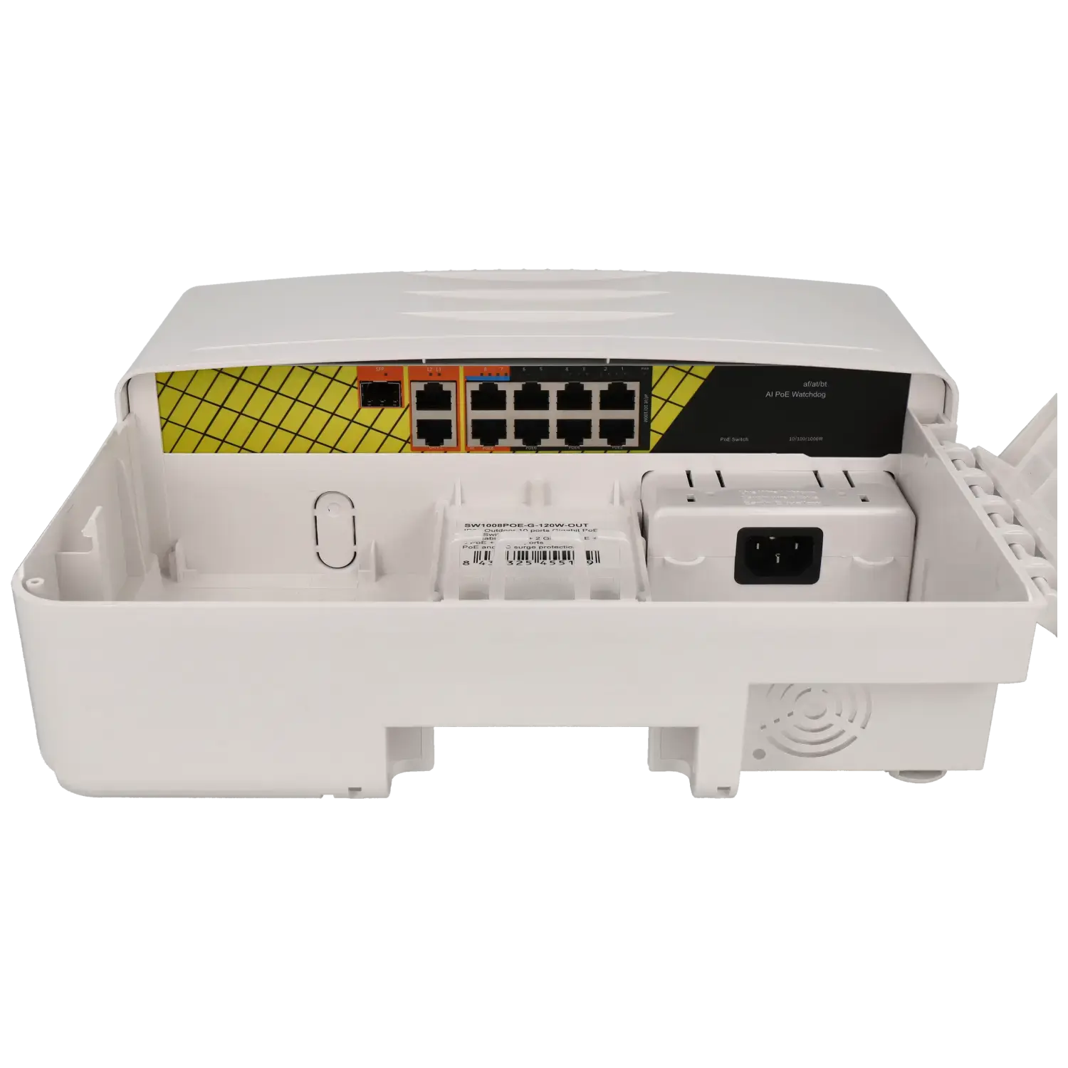 Switch 11 ports avec 8 ports PoE / Référence A-SWITCH-1008POE+-120-G-OUT