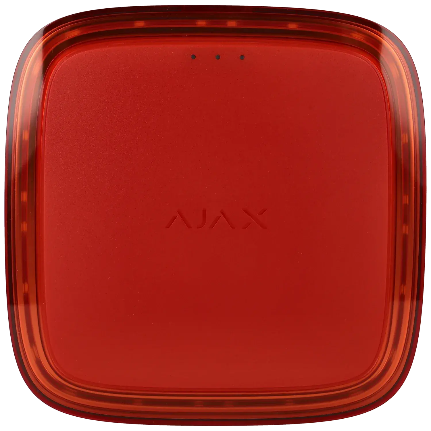 sirène visuelle AJAX, EN54-VAD-R, alarme visuelle rouge, dispositif d’alerte lumineux, système AJAX, sécurité sans fil, sirène rouge AJAX, alarme certifiée EN54, signal lumineux rouge, alarme visuelle sans fil,