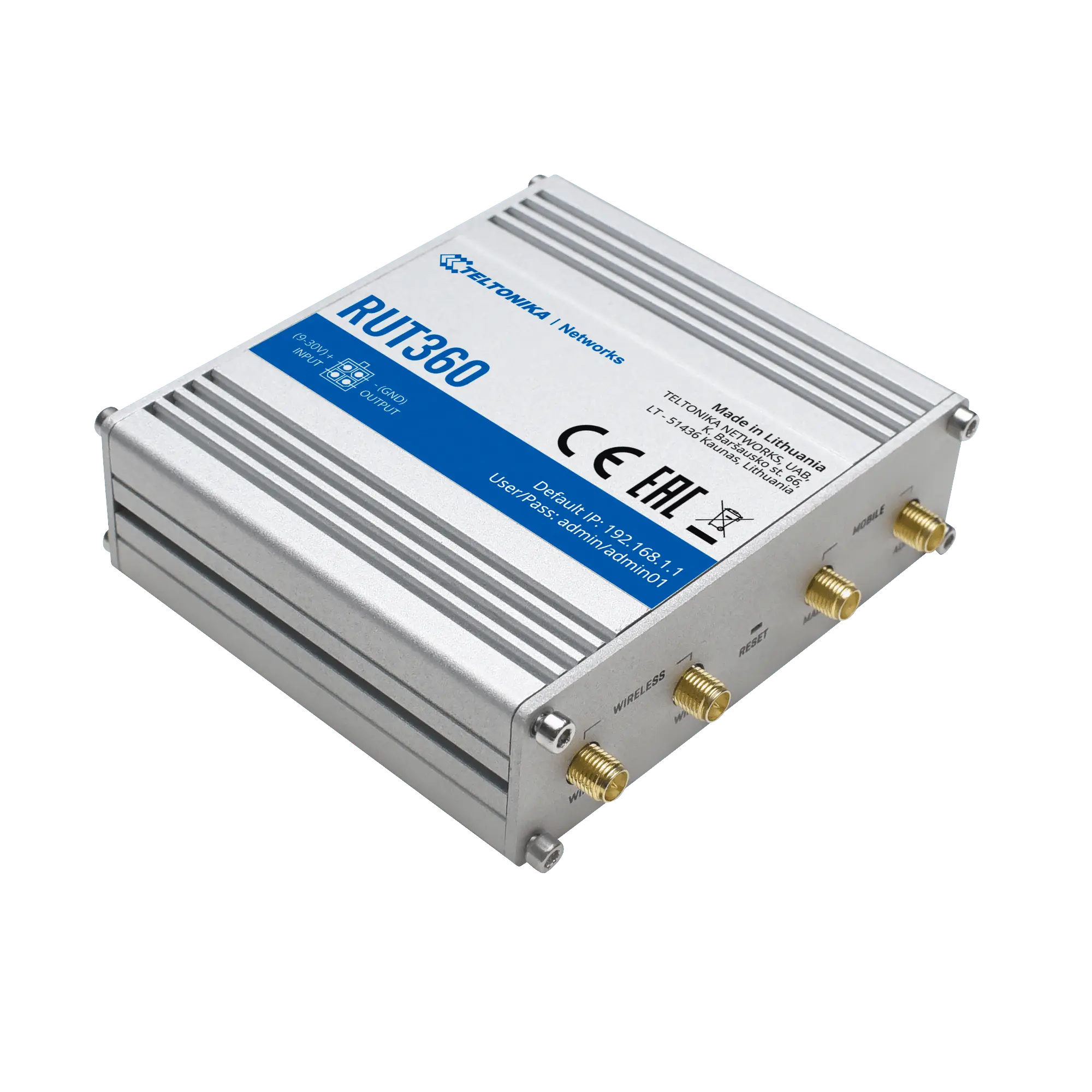 Routeur Teltonika 4G Industriel / Référence TK-RUT360 - TSA Distribution