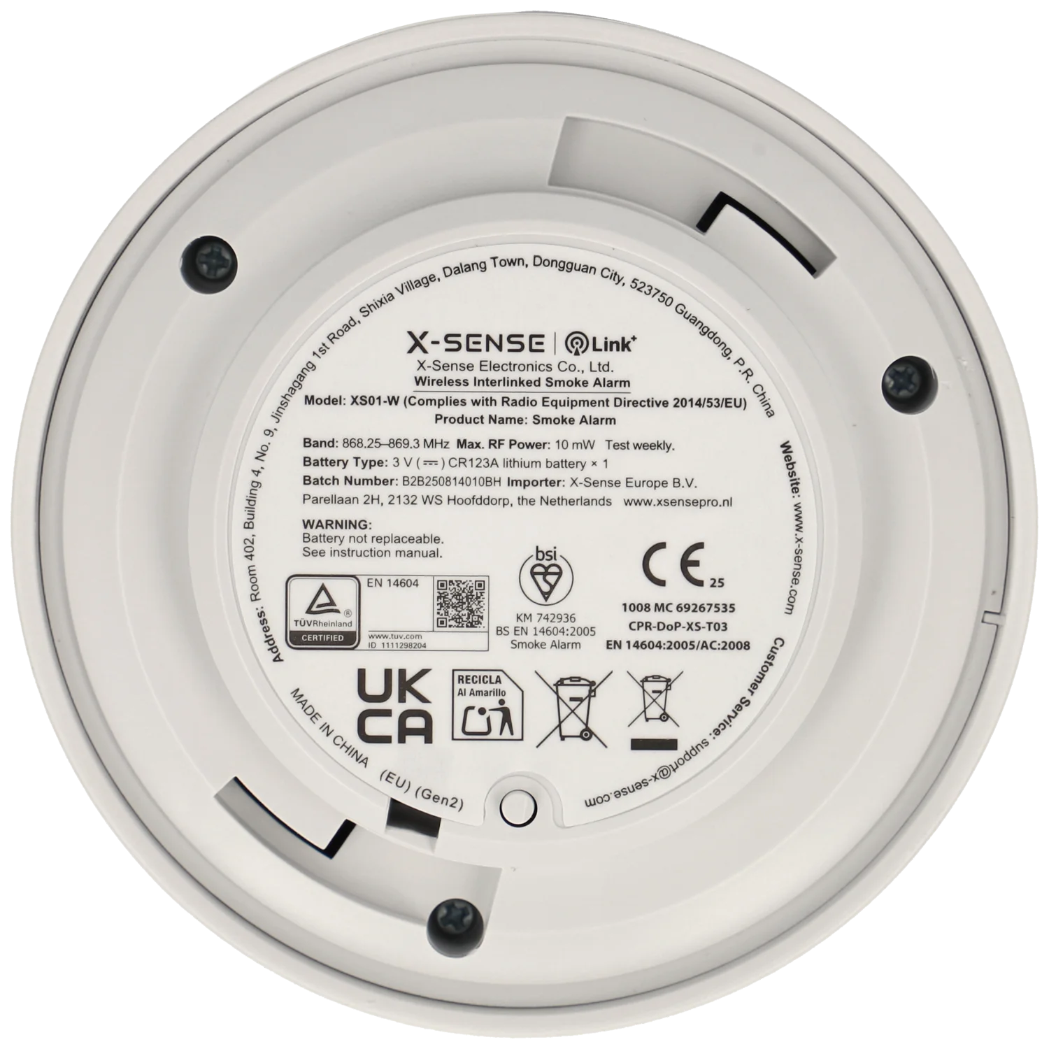 Détecteur de fumée autonome intelligent Link+ Pro X-SENSE / Référence XS01-M