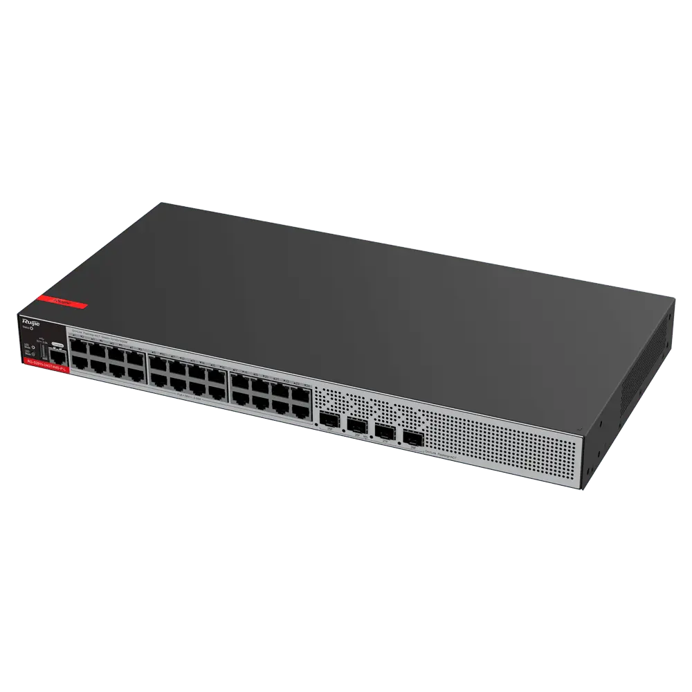 Switch PoE Cloud Gérable L2+ Ruijie / Référence RG-S2915-24GT4MS-P-L - TSA Distribution