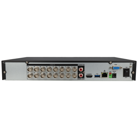 Enregistreur DAHUA 5 en 1 (hd-cvi, hd-tvi, ahd, analogique et ip) pour 16 canaux et 8 mpx de résolution maximale / Référence XVR5116H-4KL-I3