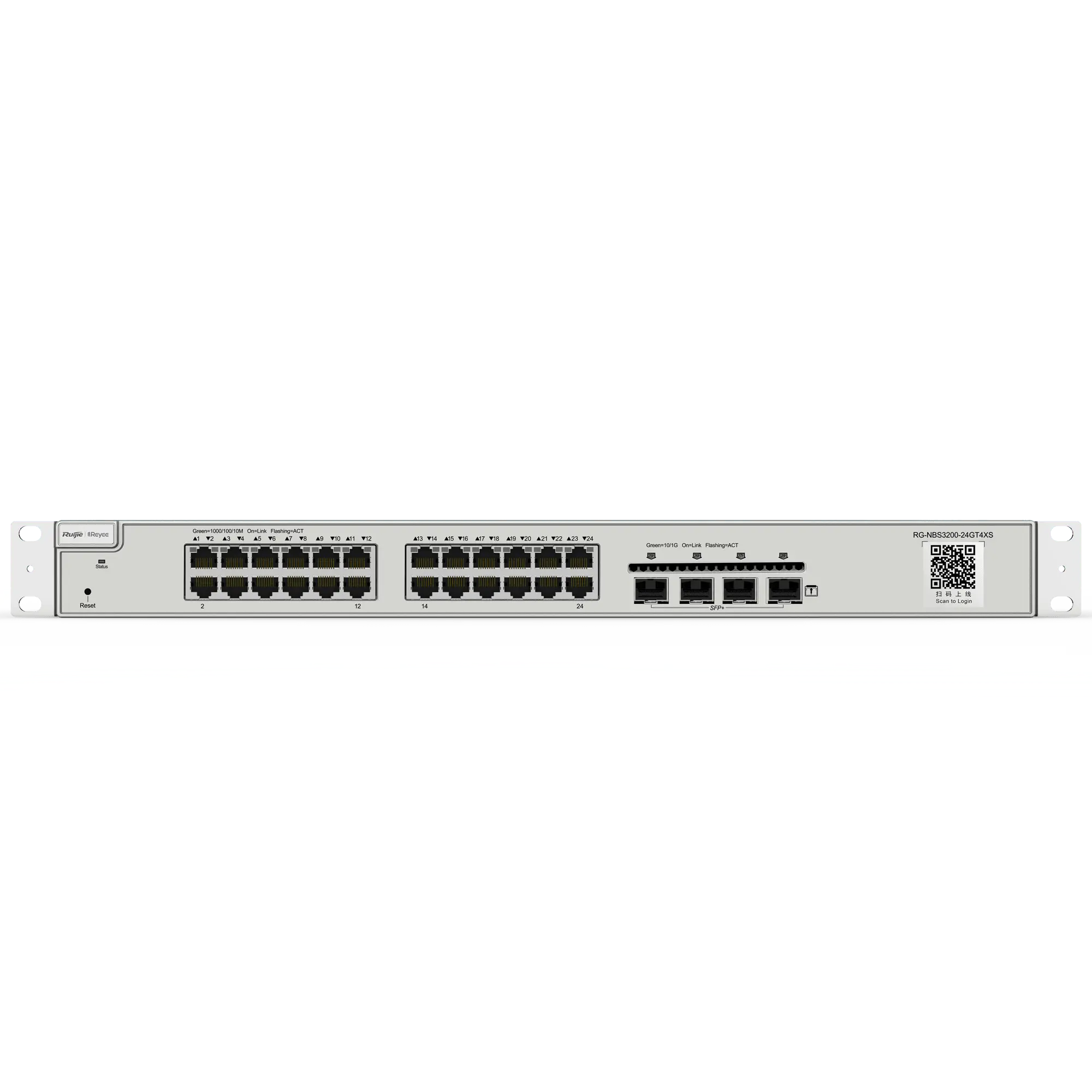Switch Cloud 2+ Reyee / Référence RG-NBS3200-24GT4XS - TSA Distribution
