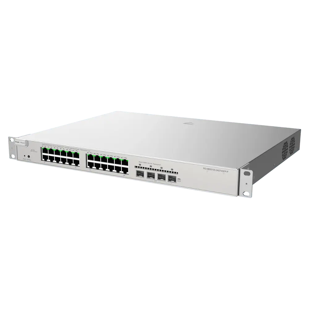Switch PoE Cloud Layer 3 Reyee / Référence RG-NBS5100-24GT4SFP-P - TSA Distribution