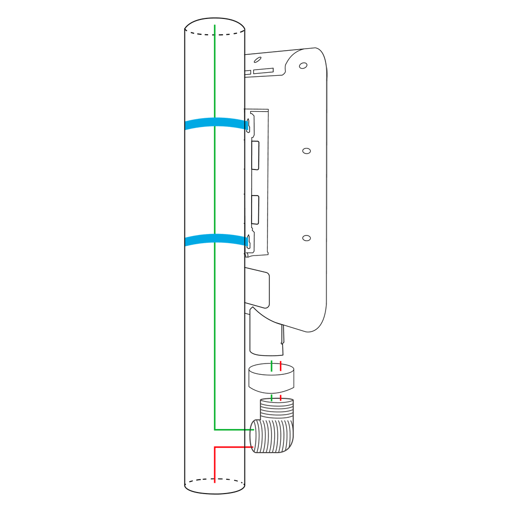 Commutateur POE extérieur / Référence SW0504POE-G-60-OUT - TSA Distribution