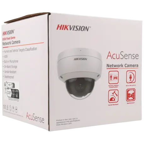 Caméra HIKVISION PRO mini dôme IP avec 8 mégapixels et objectif fixe / Référence DS-2CD2183G2-IU - TSA Distribution