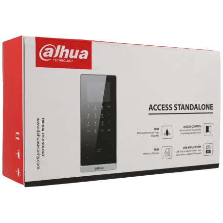Contrôle d'accès intérieur - extérieur DAHUA avec clavier - carte IC Card / Référence ASI2201H-W - TSA Distribution
