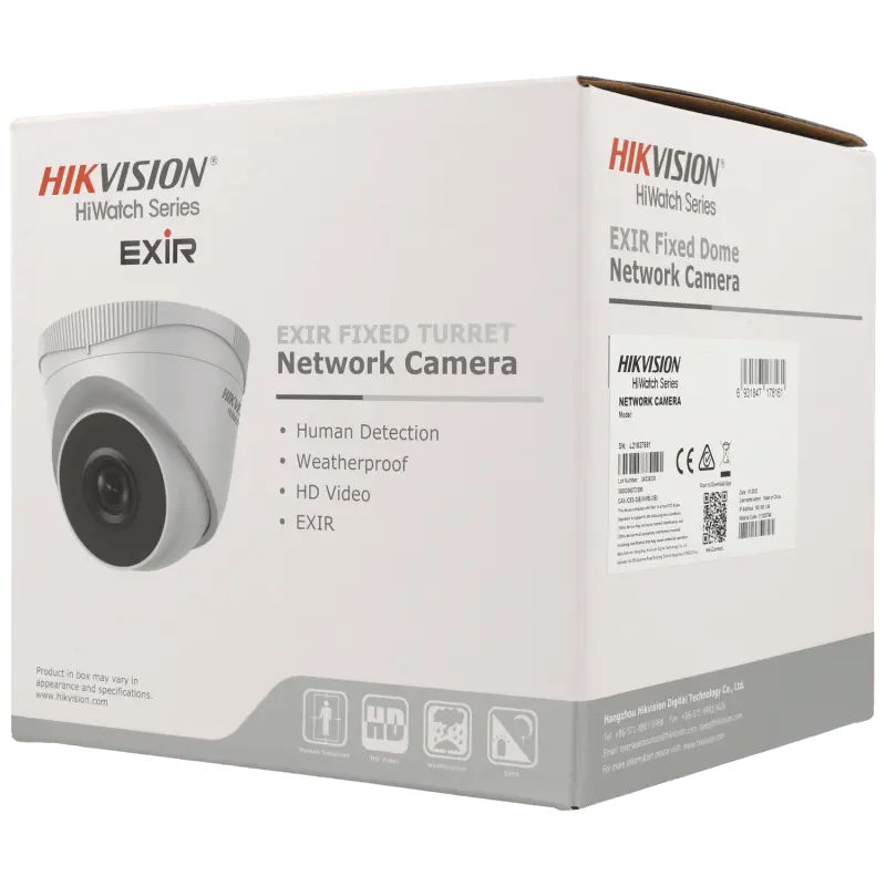 Caméra HIKVISION mini-dôme IP avec 2 mégapixels et objectif fixe / Référence HWI-T220HA - TSA Distribution