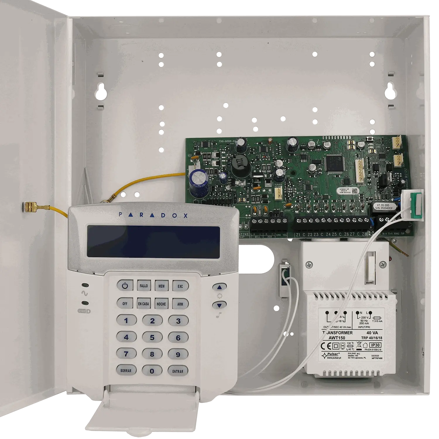 Kit PARADOX / Référence KIT-PARADOX-SP6000+-BOX/L-K32LCD - TSA Distribution