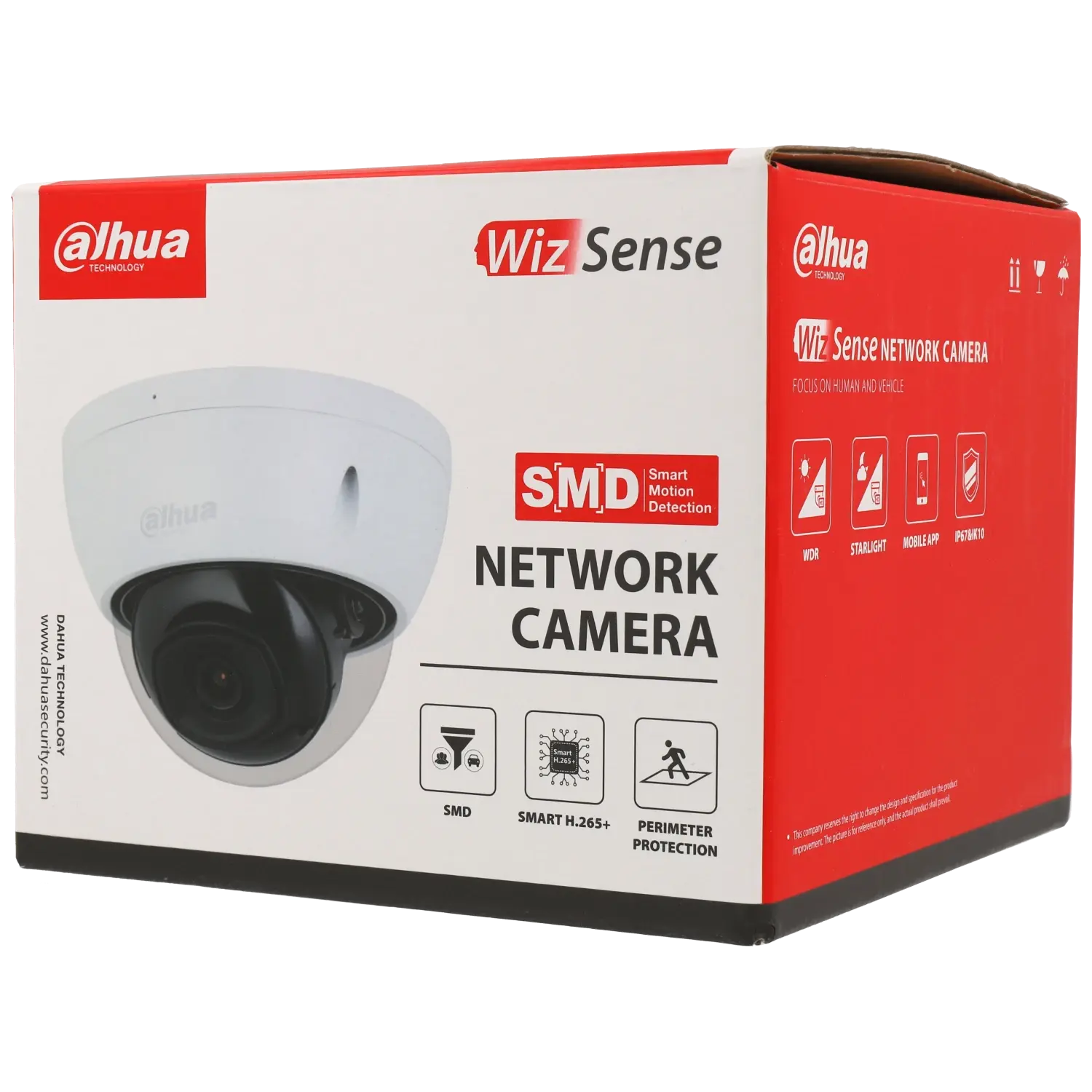 Caméra mini dôme IP DAHUA avec 5 mégapixels et objectif fixe